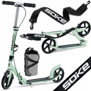 Scuter freestyle, verde | Soke City