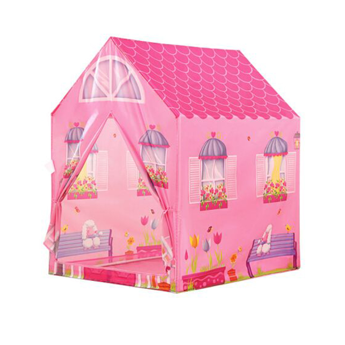 Cort pentru copii | casă roz