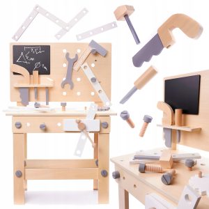 Atelier din lemn pentru copii cu unelte | XXL