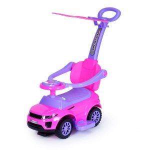 Mașinuță copii cu parasolar- 3 în 1 | roz