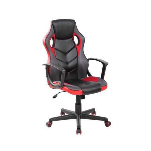 Scaun de gaming - negru/roșu | 9502M