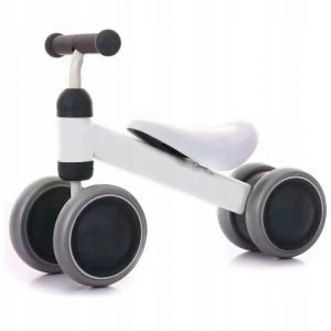 Mini bicicletă de echilibru - albă | JM-118 WHITE