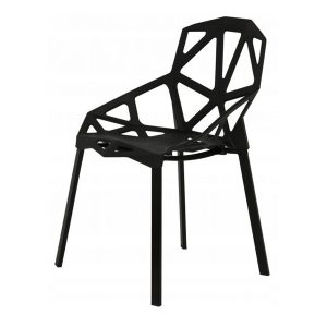 Set de scaune moderne - 4 bucăți | negru