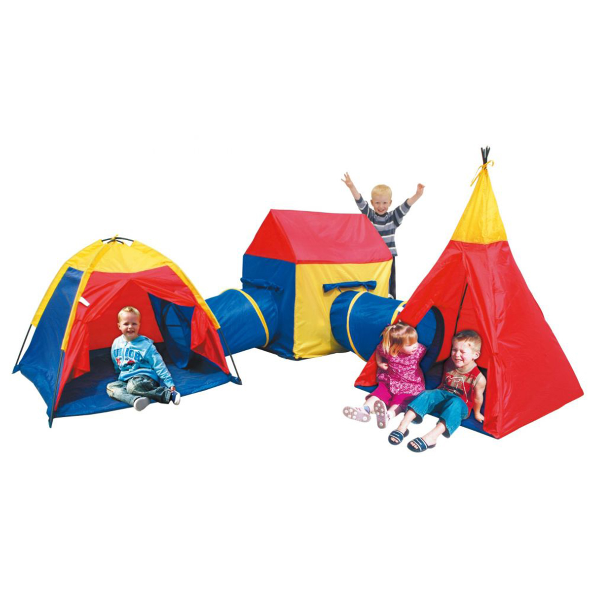 Set cort pentru copii 5 în 1 | 2 tuneluri