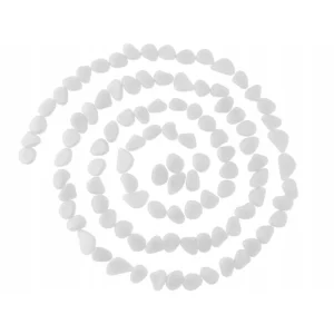 Pietricele albe luminoase - set de 100bucăți