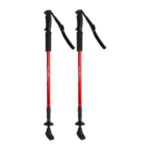 Bastoane de trekking - roșu | + accesorii