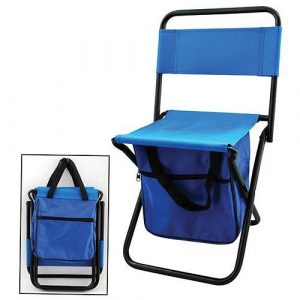 Scaun de camping cu spațiu de depozitare, 80 kg | Strend Pro