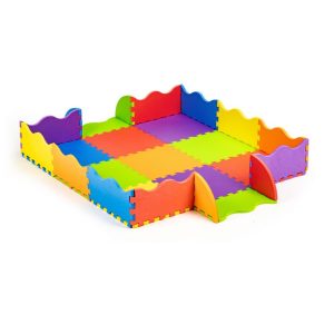 Covoraș de spumă copii | puzzle 91×91 cm 25 buc