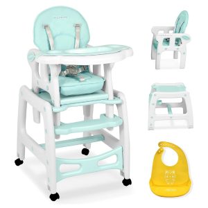 Scaun cu masa pentru copii Sinco 5in1 | turquoise