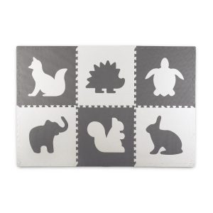 Covoraș puzzle din spumă - 6 piese | animale