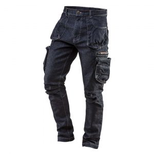 Pantaloni de lucru cu 5 buzunare - marime M | NEO 81-229-M - sunt confortabile, la modă și practice - adăugarea de elastan asigură proprietăți mai bune.