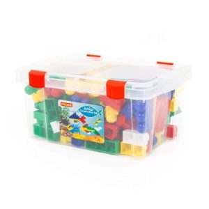Trusă pentru copii - cuburi 159 buc - în timp ce se joacă cu cuburi, copiii își dezvoltă abilitățile motorii și creativitatea. Acesta este un set format din 159 de elemente.