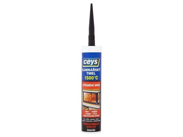 Etanșantul pentru faianță Ceys - negru, 310 ml - este destinat pentru repararea fisurilor sau pentru etanșarea rosturilor imobile expuse la temperaturi ridicate.