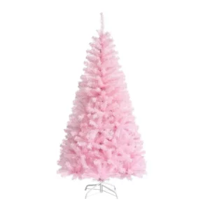 Pom de Crăciun artificial roz | 150 cm