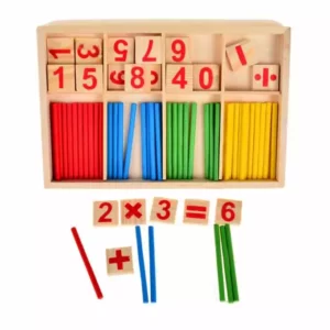 Set Montessori pentru numărat| 74 de bucăți