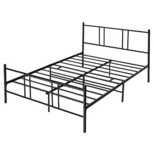 Cadru de pat metalic 200x160 cm | negru