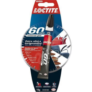 Adeziv Loctite extra-puternic - 20 g - potrivit pentru lipirea porțelanului, ceramicii, materialelor plastice, cauciucului, pielii, lemnului și metalelor