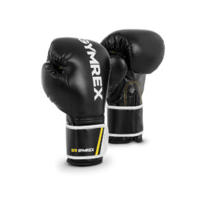 Mănuși de box | 16 oz - GR negru, model: GR-BG 16BB, cusătură dublă, manopera de calitate, potrivit pentru boxeri din categoria de greutate de 79 kg și mai mult.