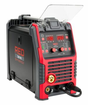 Aparat de sudura invertor RTMSTF0002 Migomat MIG MAG MMA TIG LIFT, 230 V | RED TECHNIC permite sudarea eficientă a diferitelor tipuri de grupe de materiale