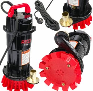 Pompa de apa submersibila RTPDW0072, 650W, 8000 l/h | RED TECHNIC se potrivește perfect gospodăriilor și poate fi folosit și de ferme pentru pomparea apei etc.