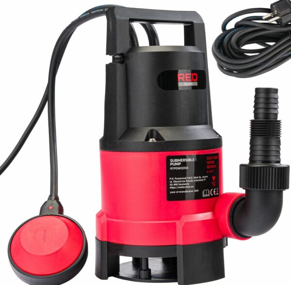 Pompa de nămol RTPDW0050, 1400W | RED TECHNIC