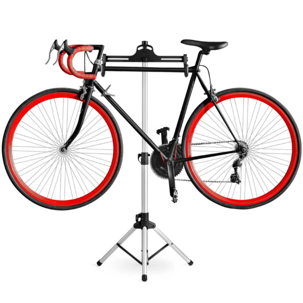 Stand service biciclete MB2, argintiu, 30 kg | HUMBERG este ideal pentru toate tipurile de reparații, întreținere și ajustări de biciclete.