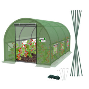 Politunel de grădină 2x3m verde | 6m2