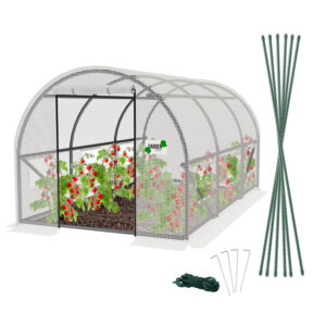 Copac folie de gradina 3x2m, alb | 6m2 vă va proteja perfect plantele și culturile de efectele meteorologice nefavorabile sau dăunători.