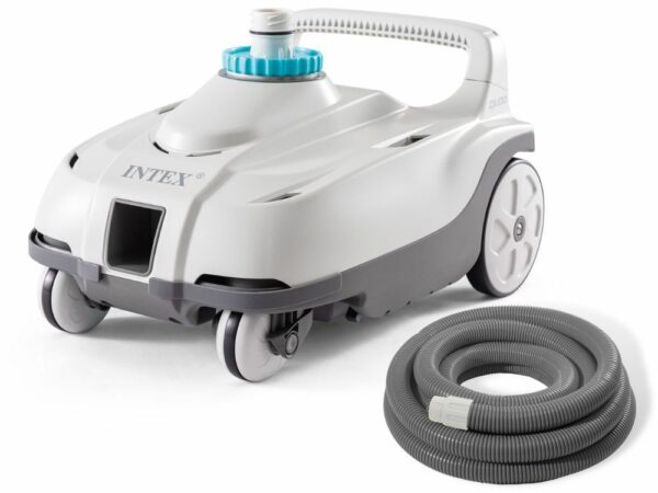 Aspirator automat pentru piscina ZX100 | INTEX este soluția perfectă pentru curățarea fundului piscinelor de grădină, cu el piscina ta nu va fi altceva decât curată.