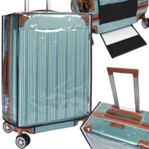 Husa de protectie transparenta pentru valiza de voiaj L | Trizand este fabricat din PVC de înaltă calitate, care asigură o utilizare pe termen lung și rezistență la abraziune și fisuri.