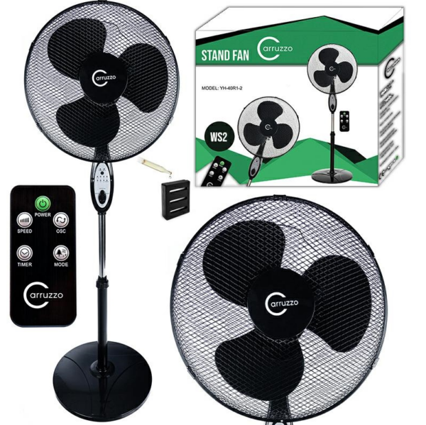 Ventilator pe suport cu telecomandă 40W | Carruzzo