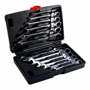 Set chei cu clichet 12 buc, 8-19mm | KD11304 este potrivit pentru lucrări de montaj, în ateliere auto, ateliere mecanice și lăcătuși, dar și pentru meșteri acasă.