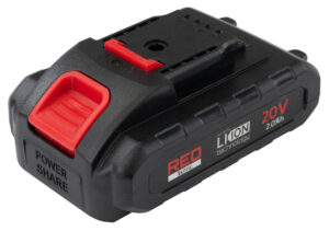 Baterie pentru foarfece de grădină RTSA0063-BT, 20V | RED TECHNIC vă asigură că echipamentul dumneavoastră RED TECHNIC rămâne fiabil pentru mulți ani.