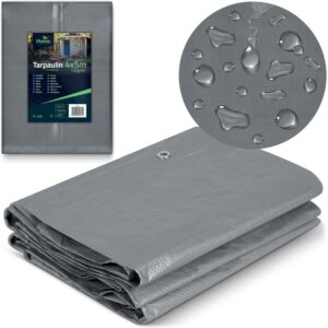 Foaie de acoperire PL-500, 4x5m, 120 g/m2 | Plonos este ideal pentru protectia impotriva conditiilor nefavorabile, potrivit pentru utilizare universala in gradina sau pe santiere.