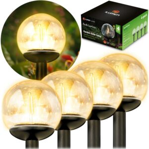 Lampa solara LS-103 - bila transparenta, 4 buc. | Ilumen asigură iluminarea grădinii, se reîncarcă cu lumina soarelui și creează o atmosferă plăcută după întuneric.