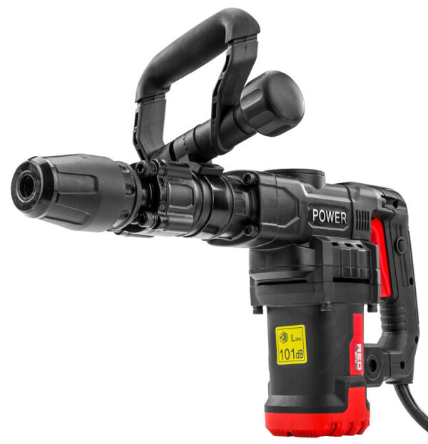 Ciocan demolator RTMWB0107, 3000 W | RED TECHNIC este un instrument ideal pentru lucrări de demolare solicitante, oferind rezistență și fiabilitate ridicate.