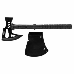 Topor tactic 3 în 1, 42 cm, negru | NEO TOOLS este un instrument versatil care combină mai multe funcții, ideal pentru pasionații de bushcraft și supraviețuire.