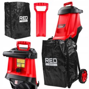 Tocator de ramuri RTRDG0130, 2800 W | RED TECHNIC procesează eficient deșeurile din grădină, facilitând compostarea și menținerea ordinii în grădină.