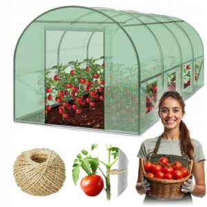 Politunel de gradină 2.5x4m verde | 10m2