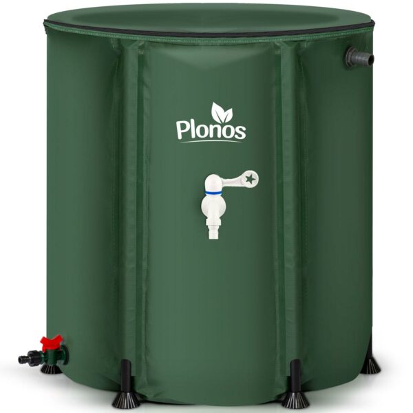 Butoi de ploaie PL-520, 200L | Plonos este o solutie practica si ecologica de colectare si utilizare a apei pluviale, usor de instalat si depozitat.