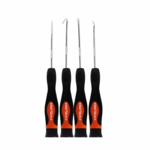 Set 4 cârlige de montare | KD10944 este ideal pentru manipularea precisă a componentelor mici, cum ar fi garnituri, inele O, arcuri sau inele de siguranță.