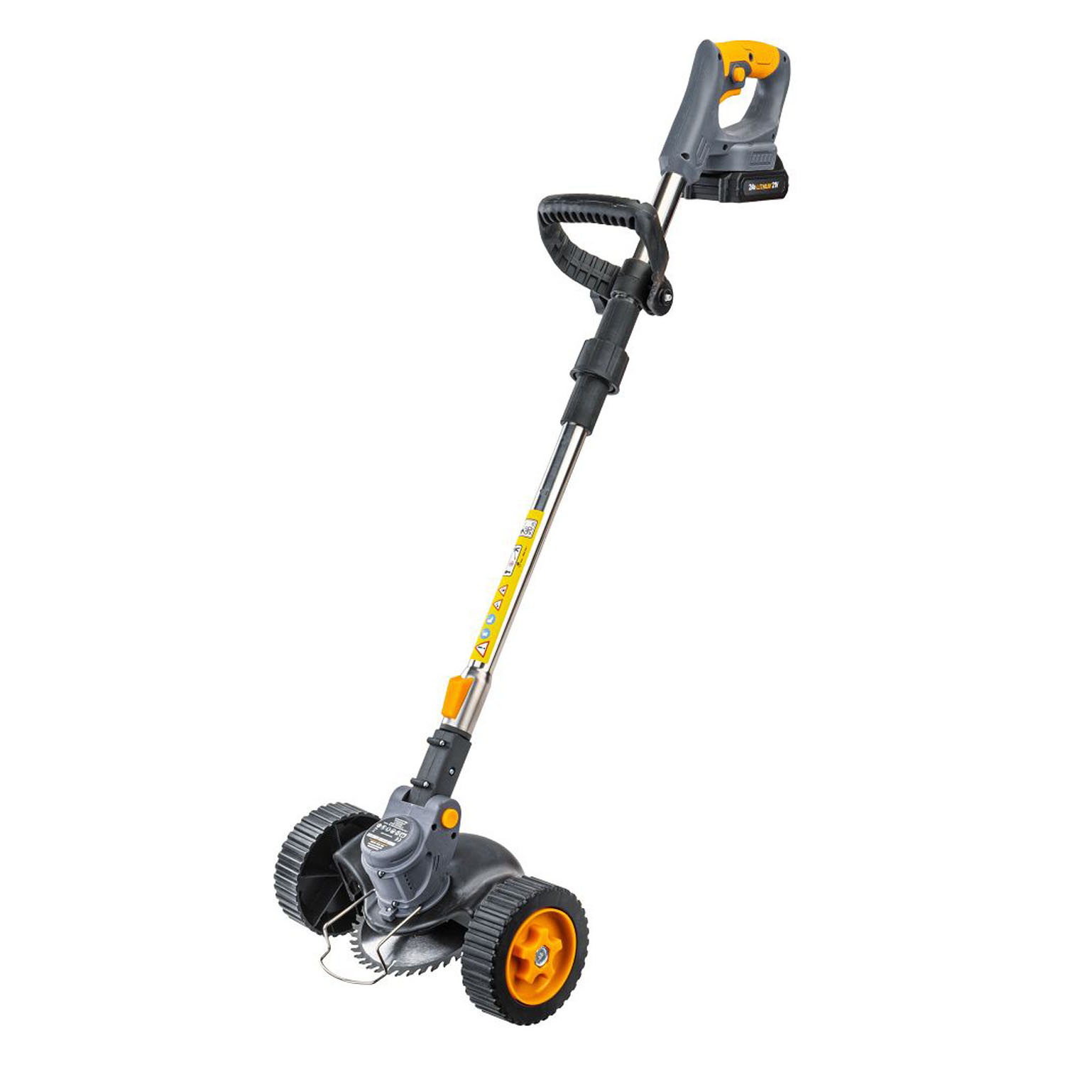 PM1328 Trimmer fără fir, 1000W | PM-PKA-2AHM oferă o tăiere ușoară, silențioasă și eficientă a ierbii pe marginile gazonului, în jurul copacilor și la borduri.
