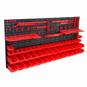 Perete de atelier pentru unelte, 170x78cm | KD11861 oferă o soluție practică pentru organizarea sculelor și a pieselor mici în atelier, garaj sau depozit.