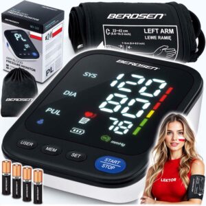 Tensiometru BD-122, alb-negru | Berdsen este dispozitivul ideal pentru monitorizarea regulată a tensiunii arteriale din confortul propriei case.