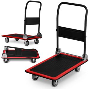Cărucior cu platformă de transport HM-505, 150 kg | Humberg este un asistent ideal pentru manipularea eficientă a mărfurilor în depozite, magazine sau ateliere de acasă.