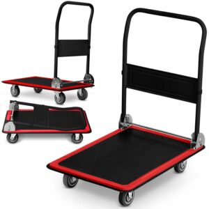 Cărucior cu platformă de transport HM-506, 300 kg | Humberg este un asistent ideal pentru manipularea eficientă a mărfurilor în depozite, magazine sau ateliere de acasă.