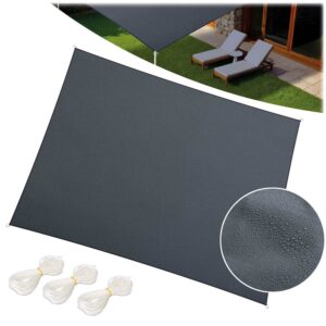 Umbra de soare PL-885, 3x4m, gri | Copertina oferă protecție eficientă împotriva soarelui și creează o umbră plăcută pe terasă, grădină sau balcon.