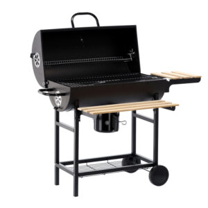 Grătar pe cărbune cu capac | Dimensiunile de 101x70,5x94,5 cm oferă o suprafață suficientă pentru grătar și, prin urmare, este un companion ideal pentru grătarul în grădină.