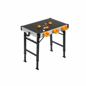 Banc de lucru multifuncțional, 454 kg | KD11872 oferă o construcție robustă, stabilă și pliabilă, ideală pentru diverse lucrări de atelier, acasă și pe teren.