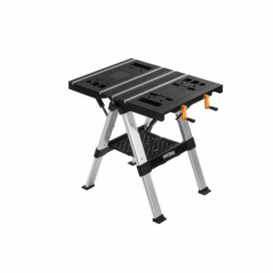Bancă de lucru pliabilă, 350 kg, 84x81x63 cm | KD11870 este o soluție practică atât pentru meșterii amatori, cât și pentru profesioniști, pentru diverse sarcini de atelier.